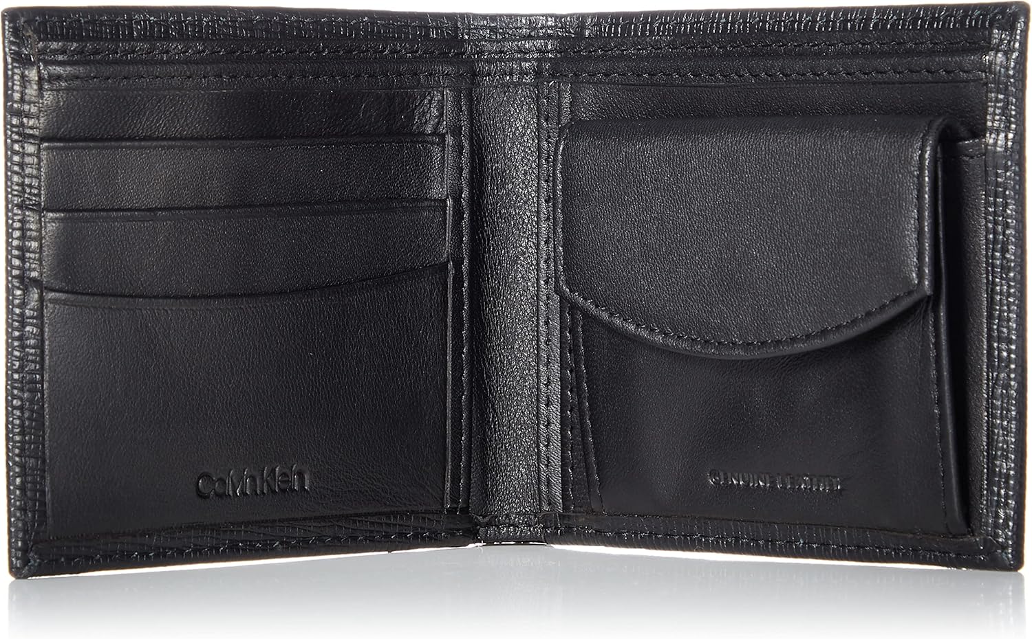 [カルバン クライン] 二つ折り財布 31CK13000 Billfold With Coin Pocket メンズ 31CK130009 Black [並行輸入品]