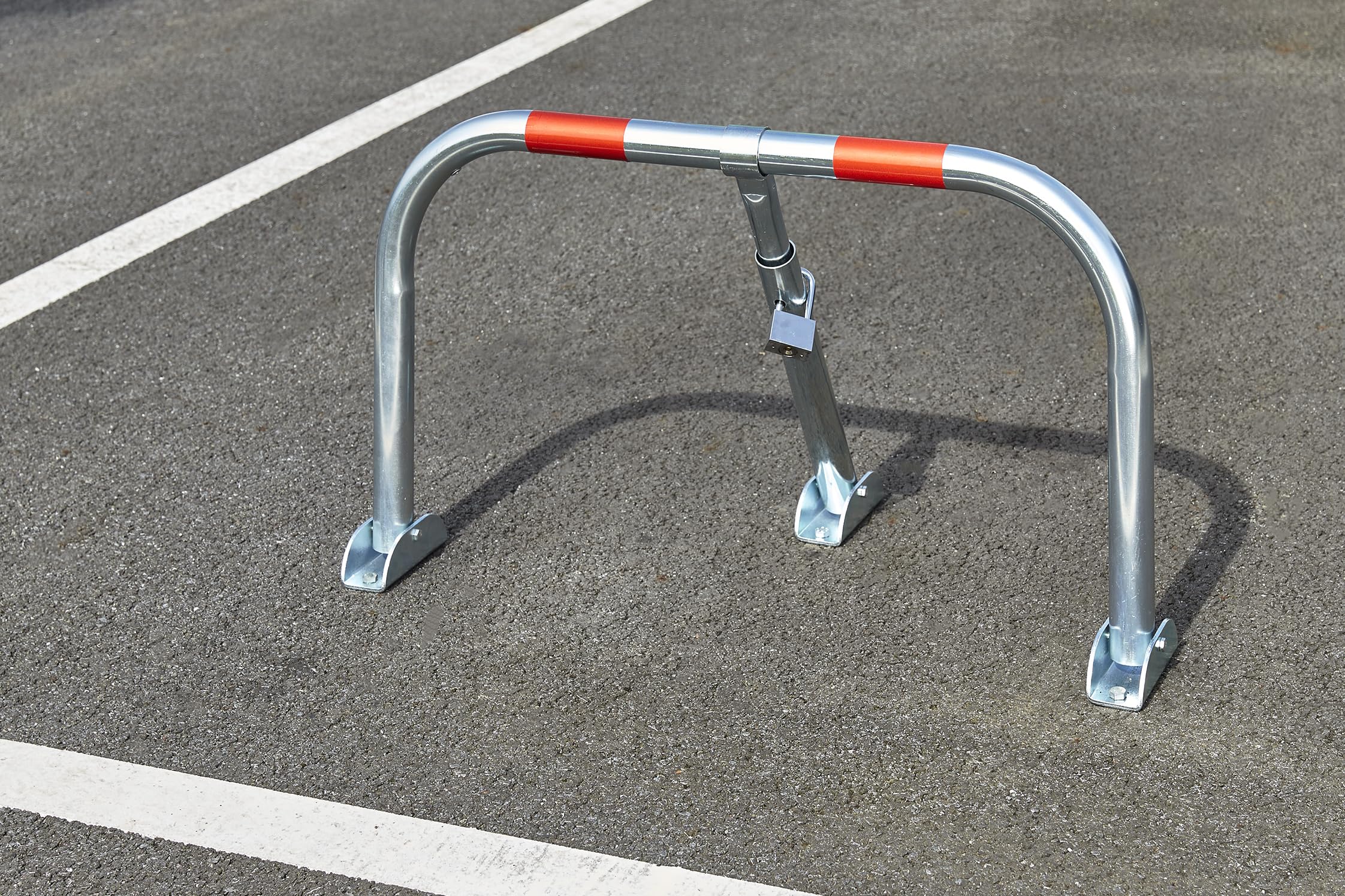 Mottez Barrière Rabattable éco Gris 75.5 cm