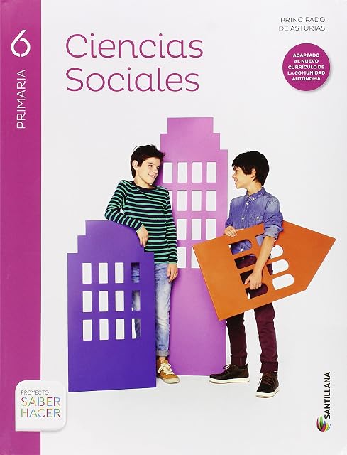 Portada de Ciencias Sociales 6º Primaria Saber Hacer Ed 2015 Castellano