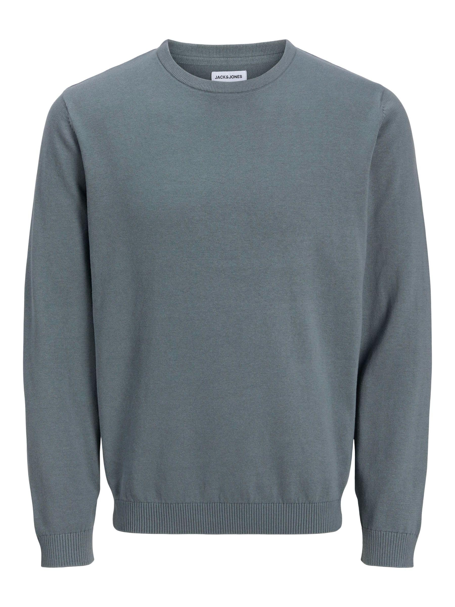 JACK & JONES Male Strickpullover Einfarbig Strickpullover