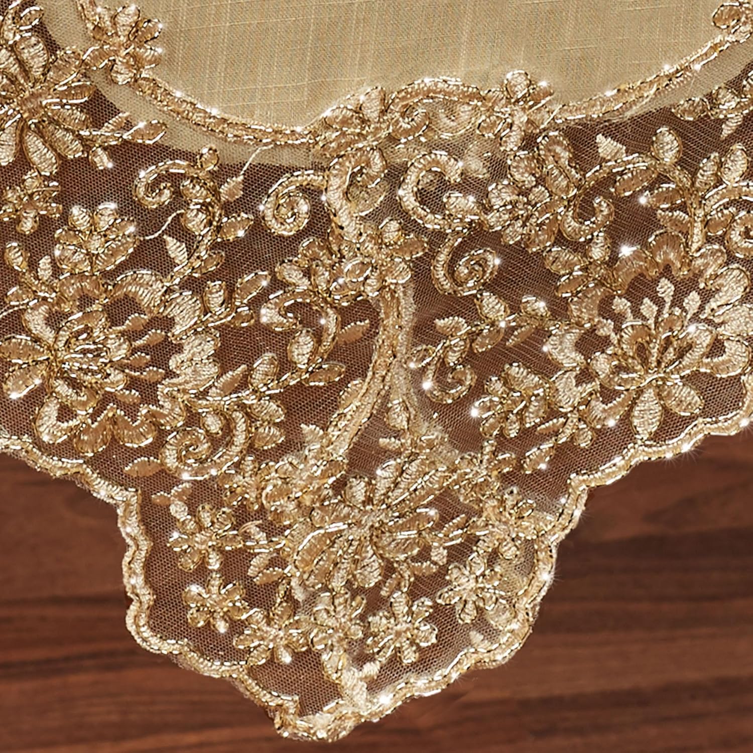 Florentina Antique Gold Table Runner