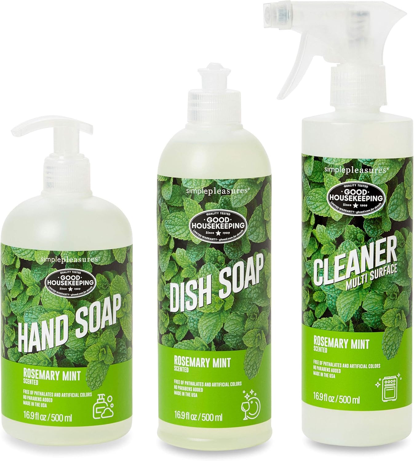 Rosemary Mint Scented Dish Soap, Hand Soap & MultiPurpose