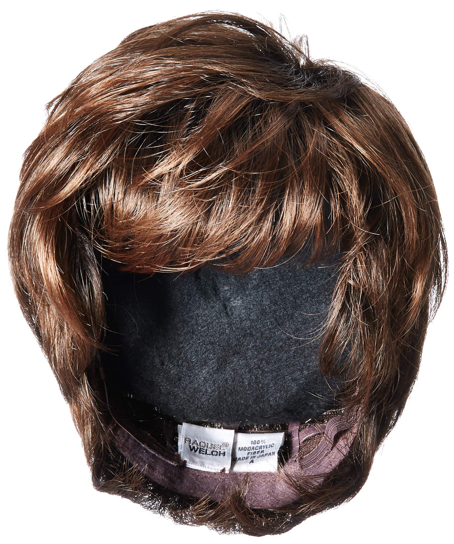 Raquel Welch Go for It Boy Cut Short Hair Wig with Longer Layers, ss9/30 Cocoa by Hairuwear