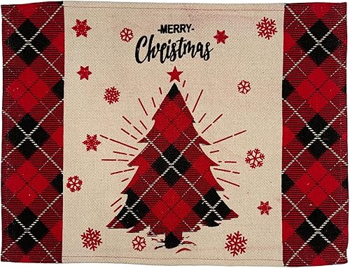 Miniatura 9 de Juego de 4 manteles individuales bordados de encaje y corte blanco para mesa de cocina comedor tamaño de 14 x 20 pulgadas