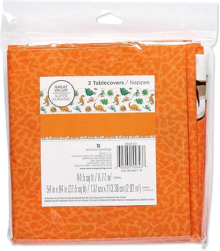 Miniatura 9 de American Greetings Suministros de fiesta de cumpleaños de dinosaurios, platos llanos (36 unidades)