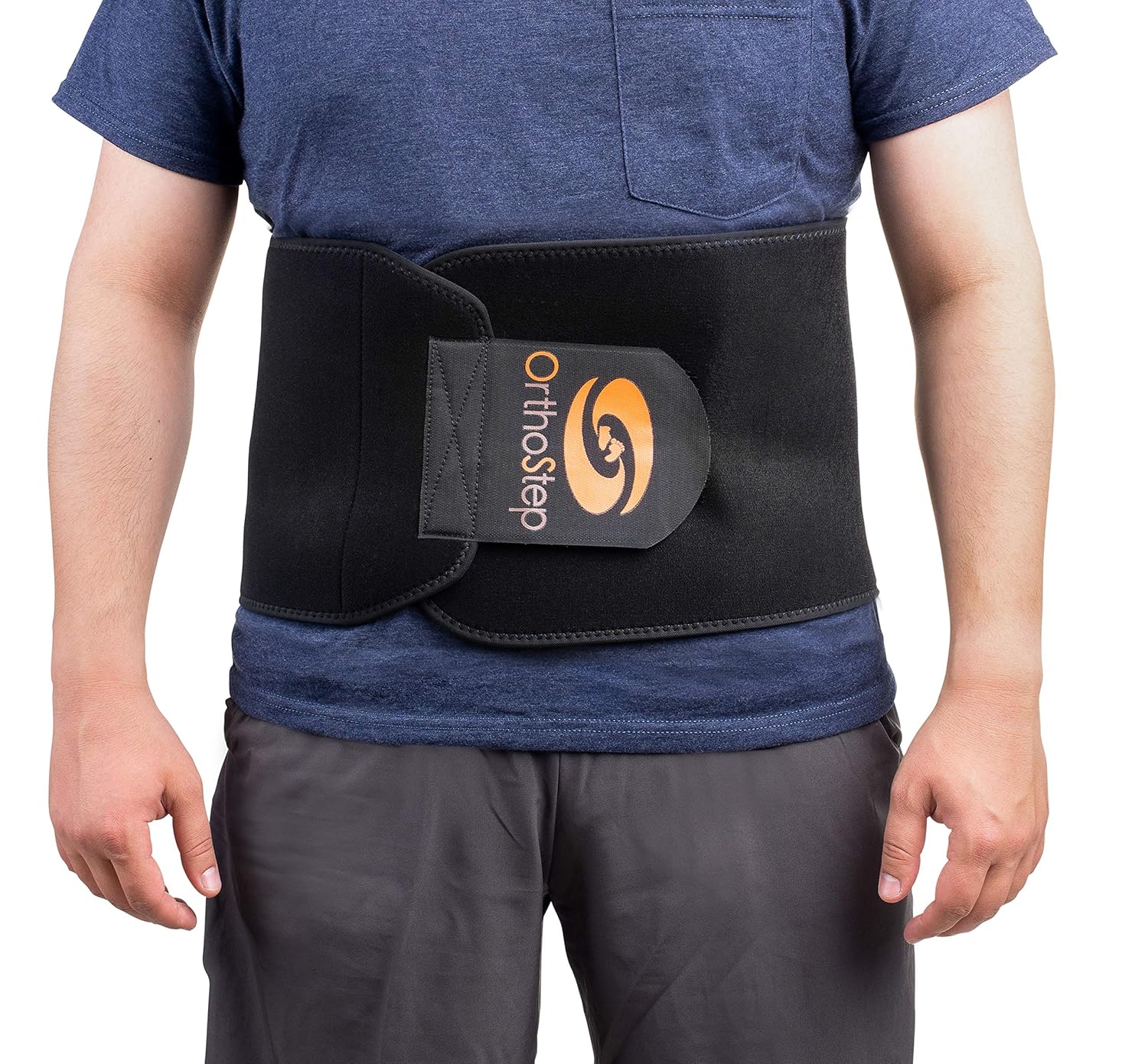 OrthoStep Black Back Brace Amazon.in Industrial & Scientific