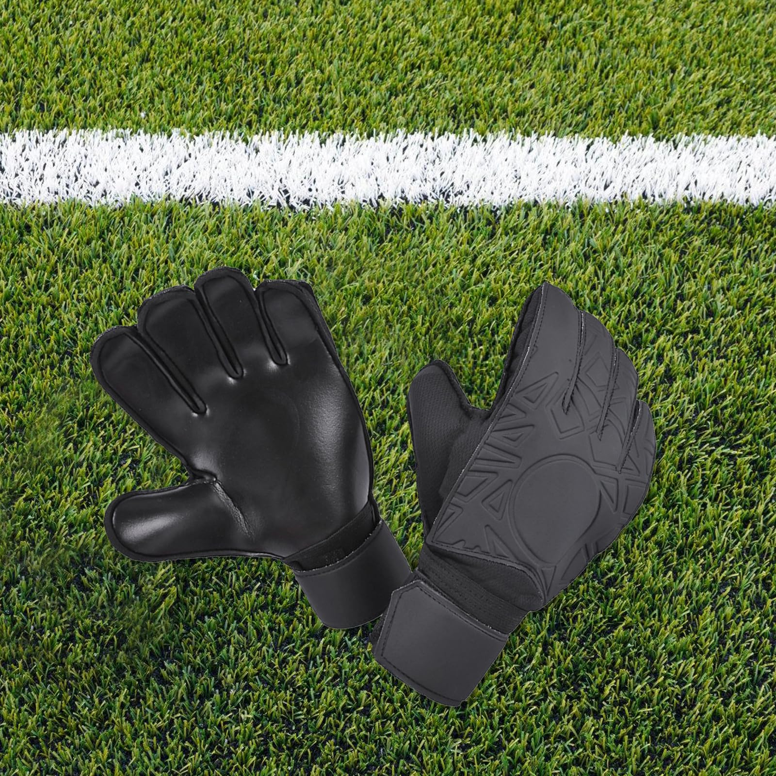 Moynagh Soccer Goalie Gloves Goalkeeper Gloves with Strong Grip Wrist Protections Strong Grip Goalkeeper Gloves for Youth Adult