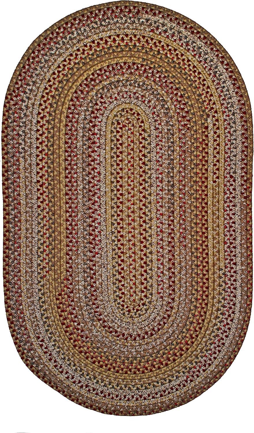 Thorndike Mills Edgartown Braided Rug 4' x 4' Round Lobster