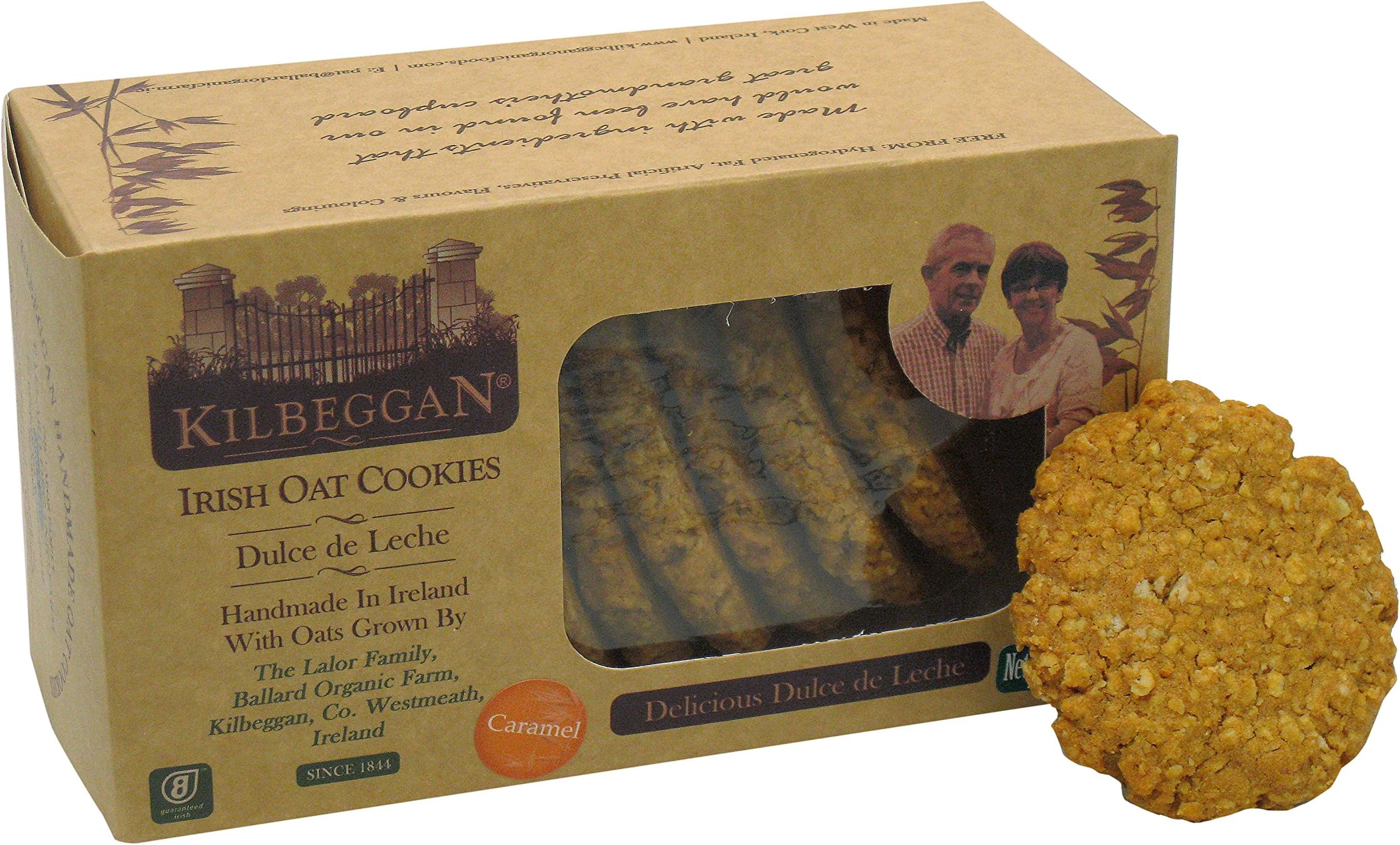 Kilbeggan Irish Oat Cookies, Dulce De Leche, 7 Ounce