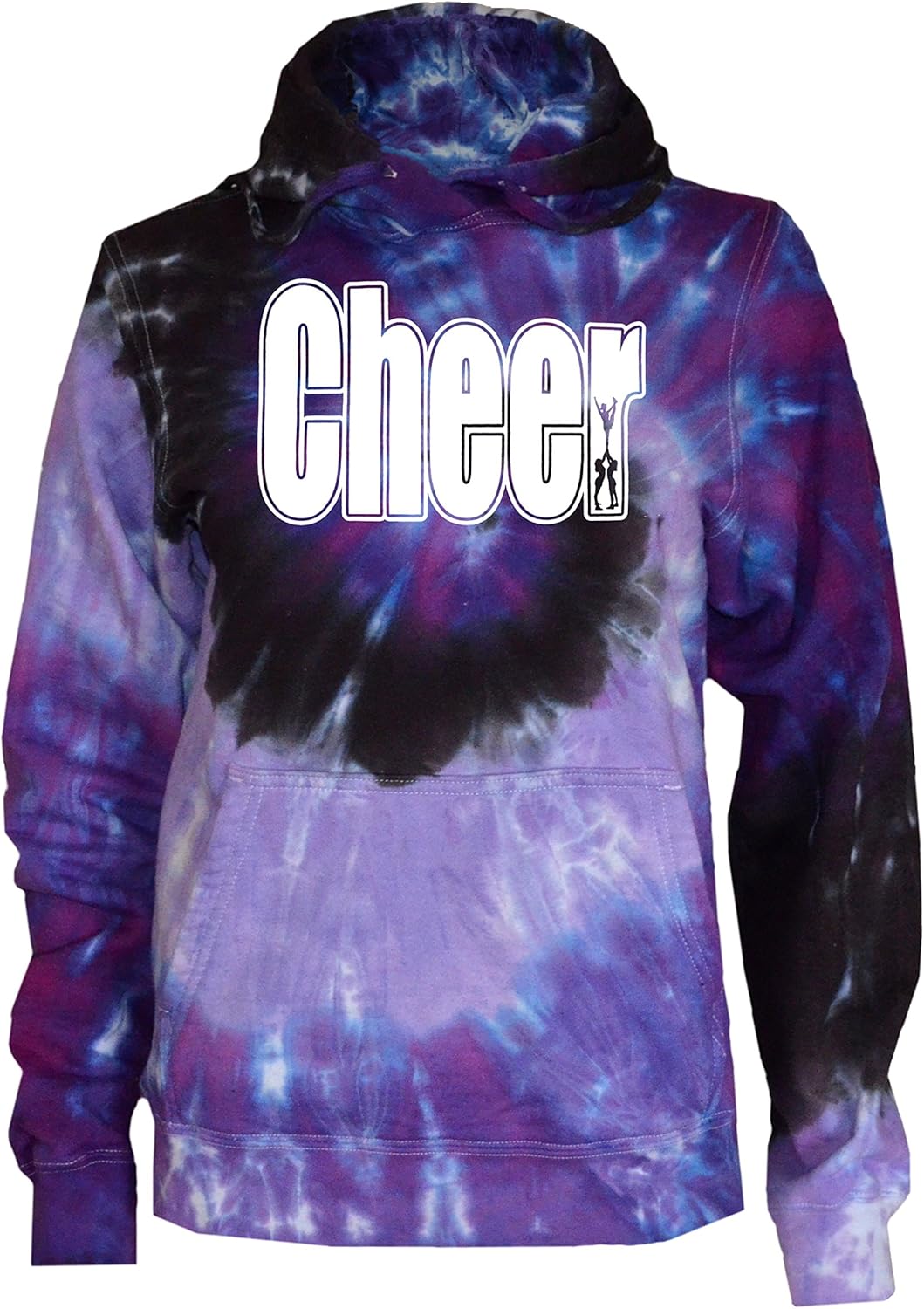 JANT girl Cheerleading Tie Dye Sweatshirt - Cheer Logo