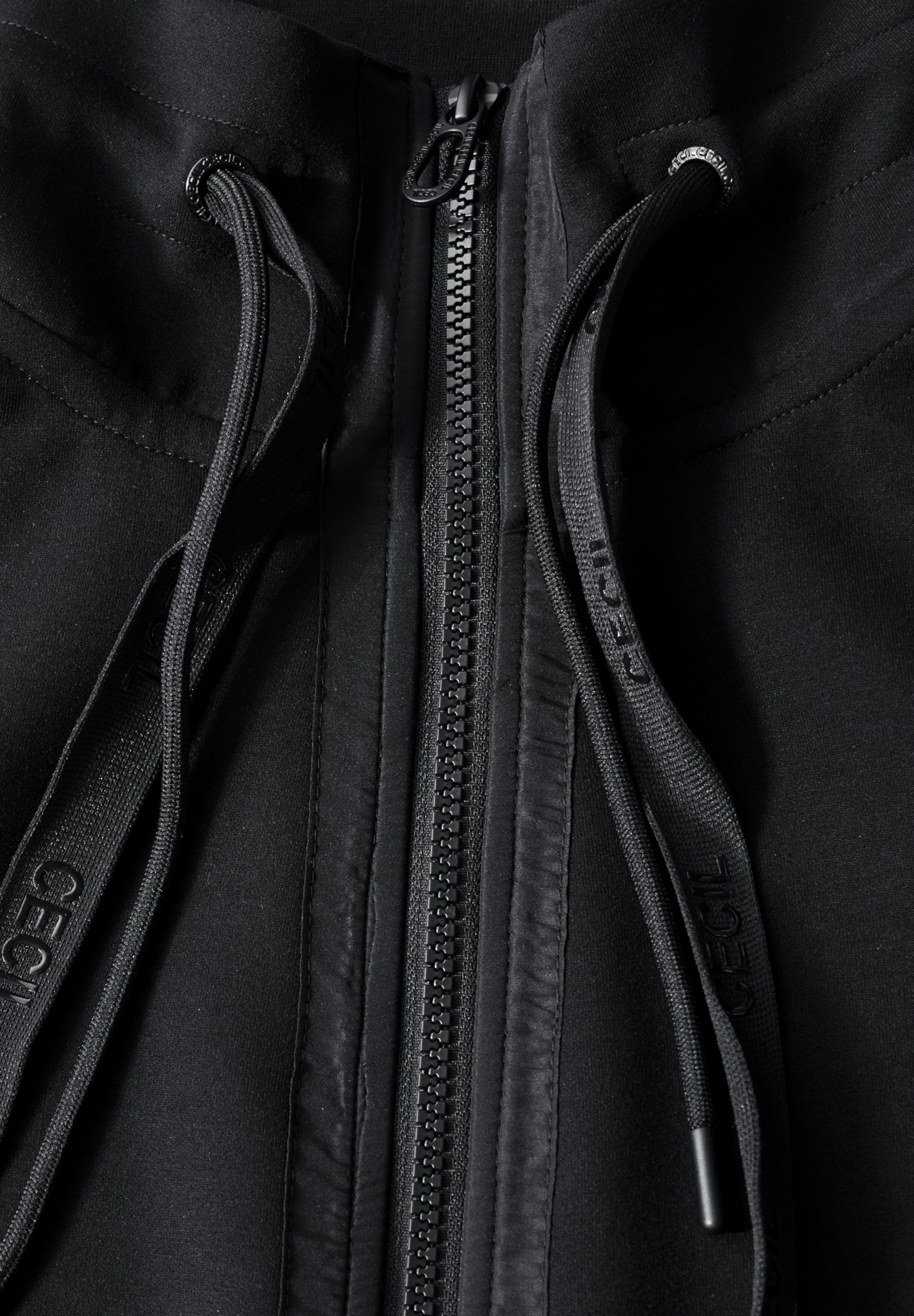 Cecil Damen Materialmix Sweatjacke