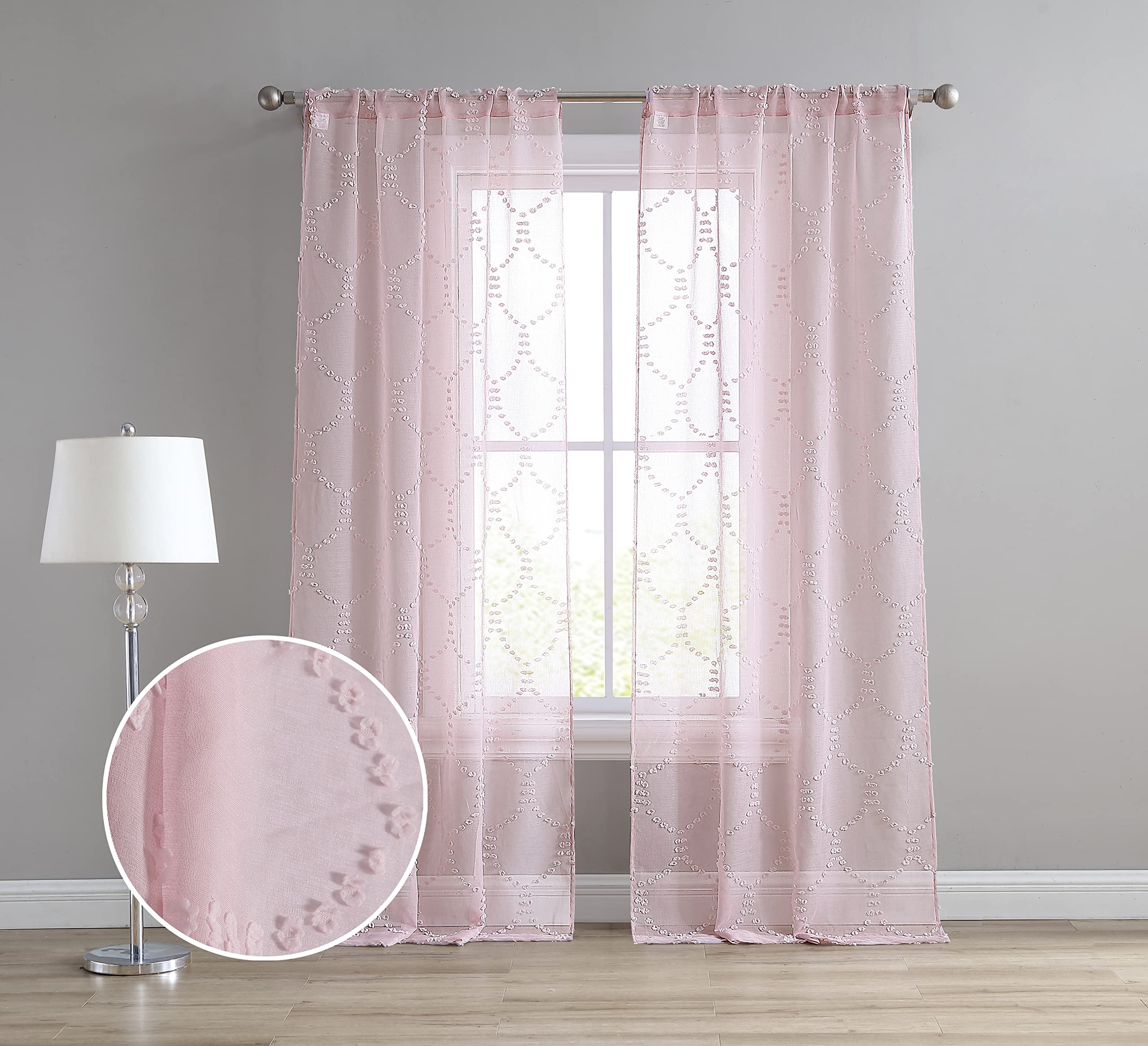 LAURA ASHLEY  カーテン 裏地付 ローズ×チェック柄２枚１組 LAURA ASHLEY HOME カーテン 裏地付 ローズ×チェック柄2枚1組 カーテン