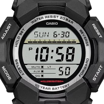 Casio GD-010-1DR Kol Saati, G-Shock, Digital, Siyah, Erkek
