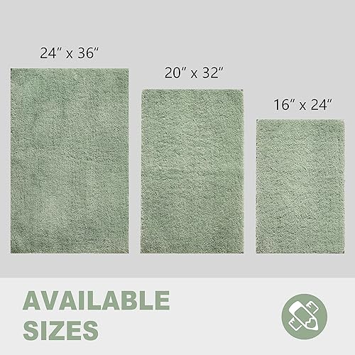 Miniatura 3 de CozeCube Tapete de baño peludo mejorado para baño, antideslizante, de 20 x 32 pulgadas, súper suave, de secado rápido, alfombras de baño de felpa