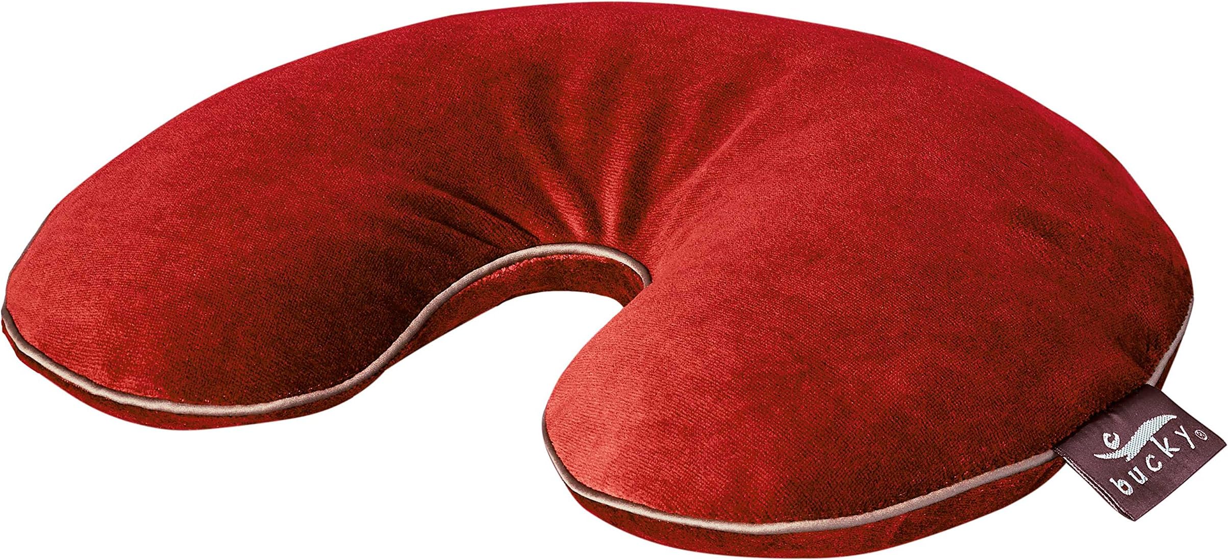 Utopia U-Shaped Neck Pillow, Cherry Red, One Size