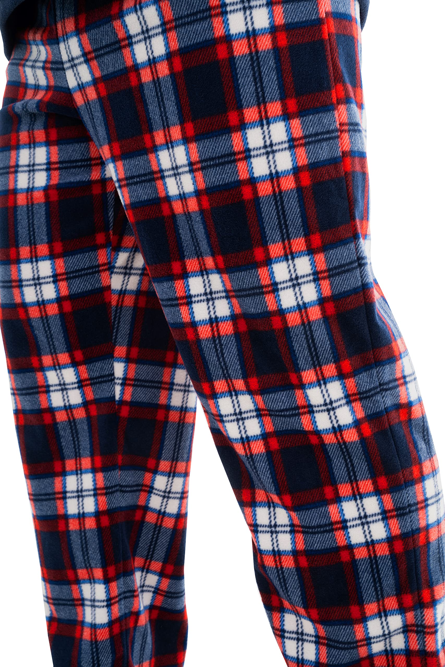 i-Smalls Pijama inverso para hombre, forro polar, manga larga, ropa de dormir