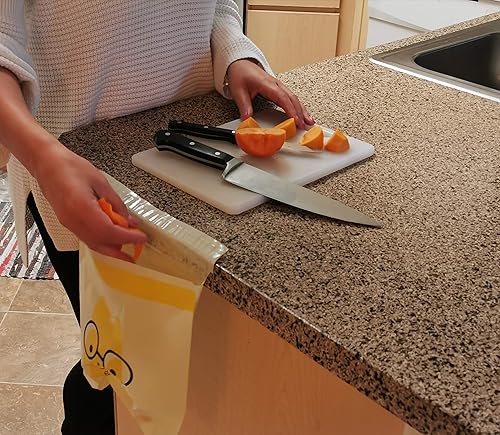 Miniatura 7 de 30 bolsas de basura desechables fáciles de pegar  A prueba de fugas  Conveniente  Duradero  Para coche, oficina, cocina, baño (30 unidades)