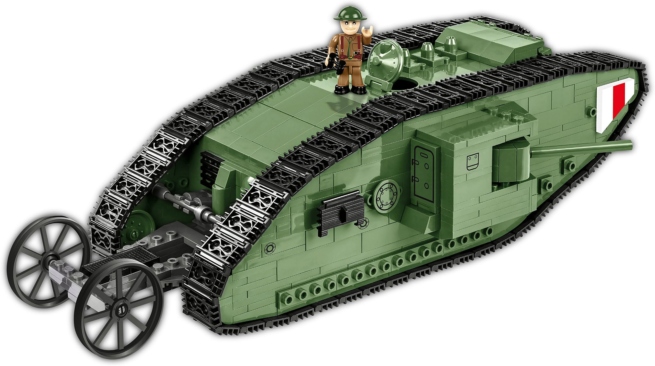 COBI 2972 Small Army Tank Mark I", 605 building bricks