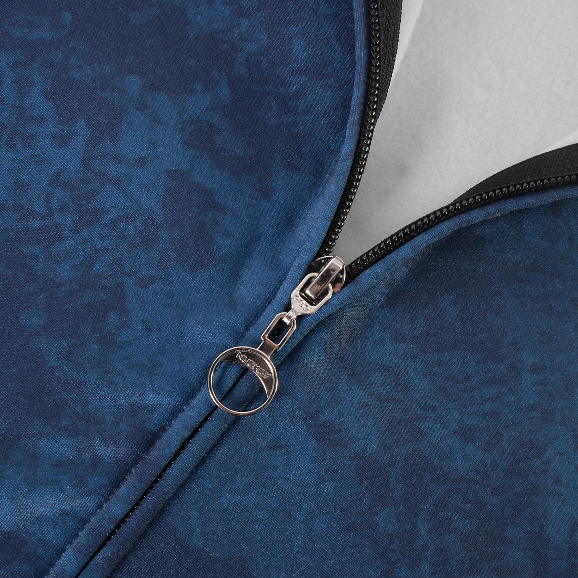 NUCKILY Thermo-Radtrikot für Herren, langärmelig, mit Fleece gefüttert, Fahrradjacke mit Taschen für den Winter und kaltes Wetter, Fahrradbekleidung, MI0041, Blau, Größe M