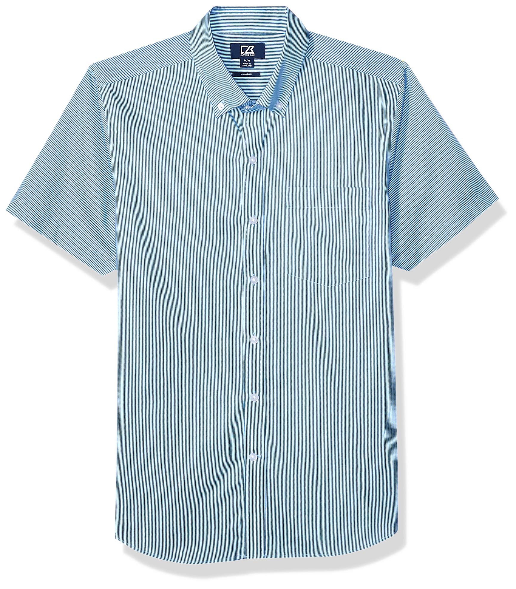 Amazon | Cutter & Buck SHIRT メンズ US サイズ: Large カラー: ブルー | Tシャツ・カットソー 通販