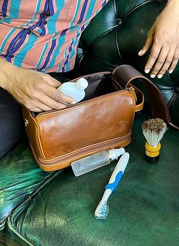 Miniatura 9 de Rustic Town - Neceser de viaje de piel auténtica organizador de Dopp