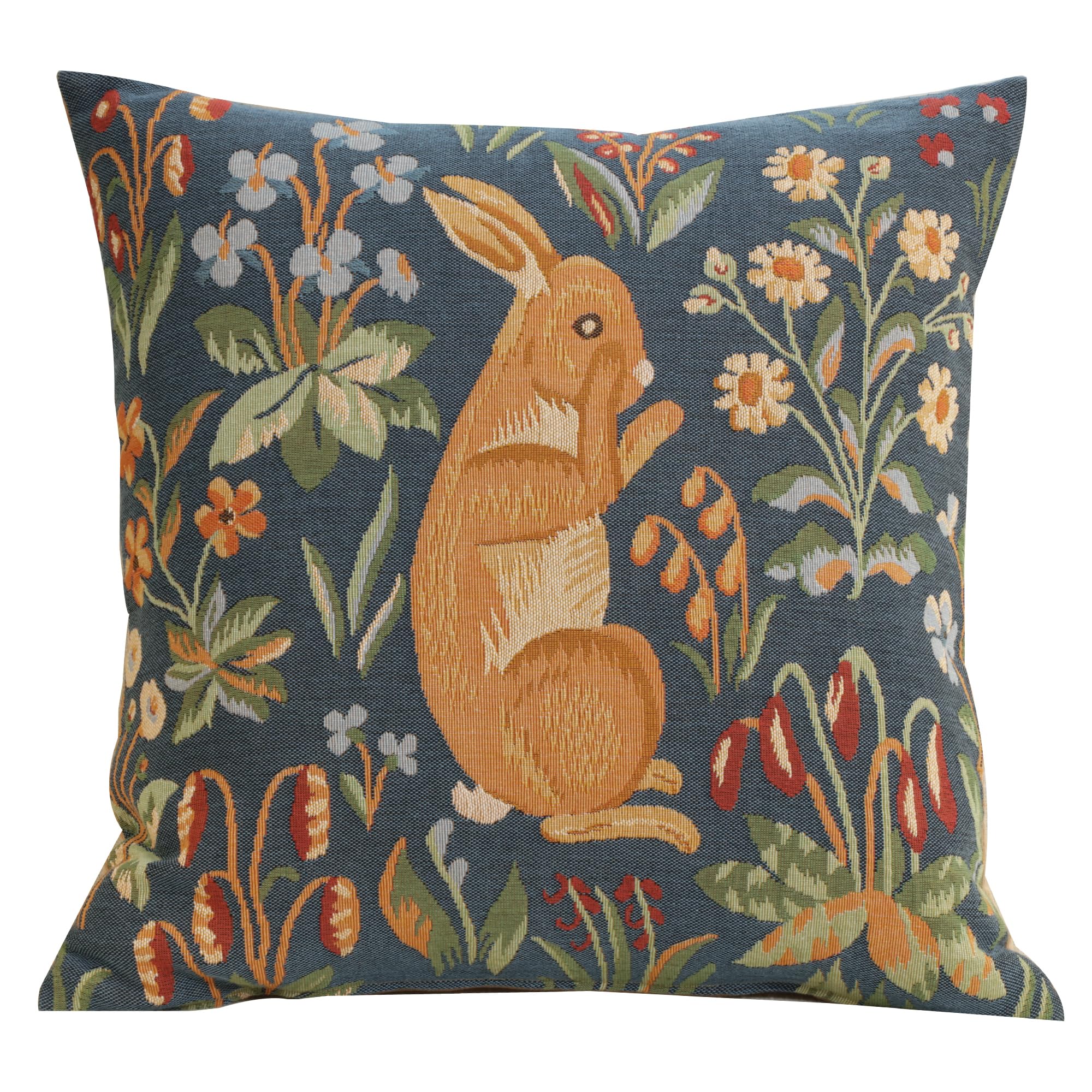 タペストリー クッション Amazon.co.jp: 中世( 7445 ) French装飾タペストリークッション