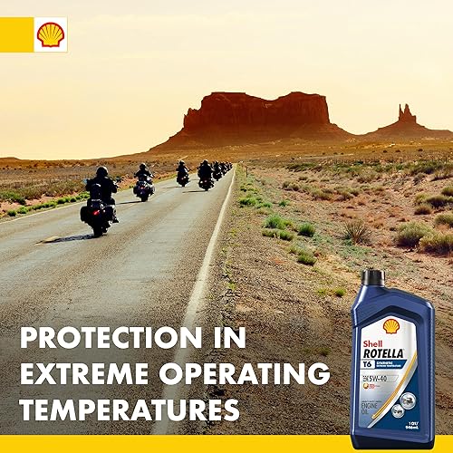 Miniatura 5 de Shell Rotella T6 - Aceite de motor diésel totalmente sintético 5W-40 (1 cuarto de galón, caja de 6)