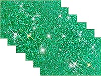 Vista 33 de Juego de 2 manteles individuales cuadrados incrustados con diamantes de imitación plateados