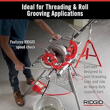 コード 300 15ポンド Ridgid 300 Complete 15 Amp Power Drive Threading System - 15682