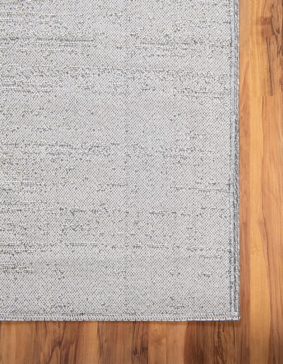 Unique Loom Decatur Collection Abstract Over-Dyed, Geometric, Trellis Area Rug (2' 2 x 3' 0 Rectangular, Gray/ Ivory)