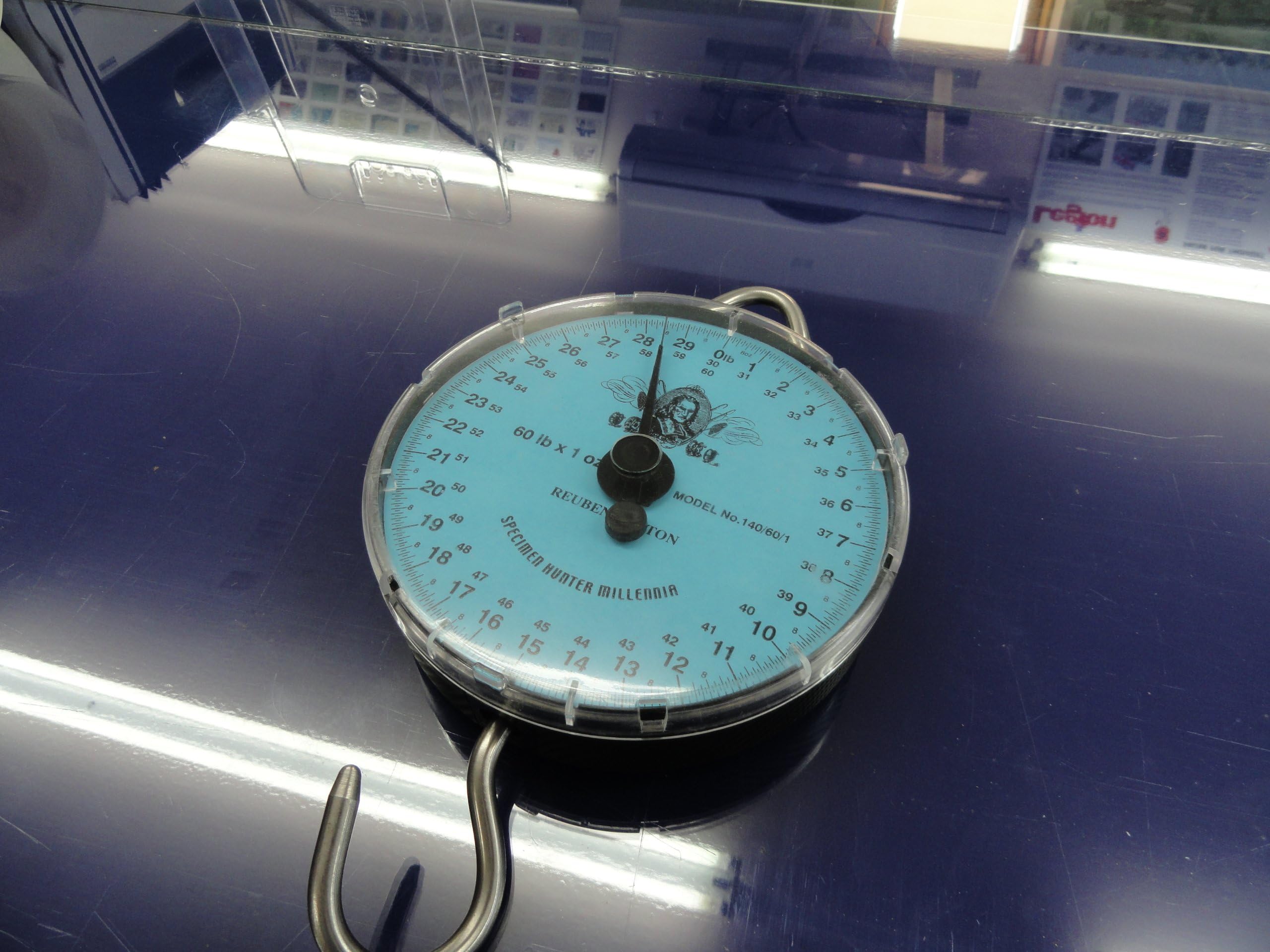 Screen Protector For Reuben Heaton Scales 60 lb x 1 oz or 6.5" Diameter Also Includes Carbon Wrap Film For Sides and Rear