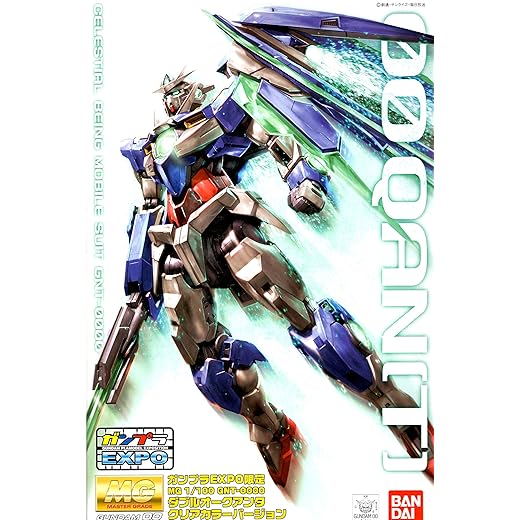 MG 1/100 GNT-0000 GNT-0000 00 Qan(T) Clear Color ver. Gunpla Expo 2011 Exclusive (japan import)