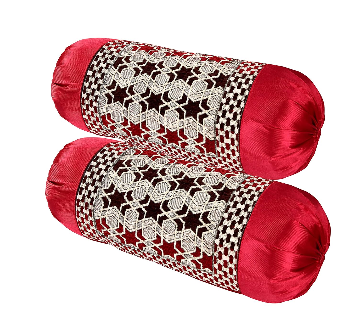 Buy Creativehomes Set of 2 red Colored Decorative Hand Made Jute