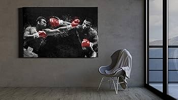 Amazon.com: FENIN Mike Tyson vs Muhammad Ali Poster Boxing