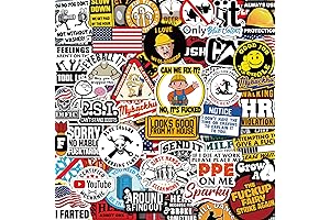 Durable and Hilarious Hard Hat Stickers for Professionals and Humor Enthusiasts