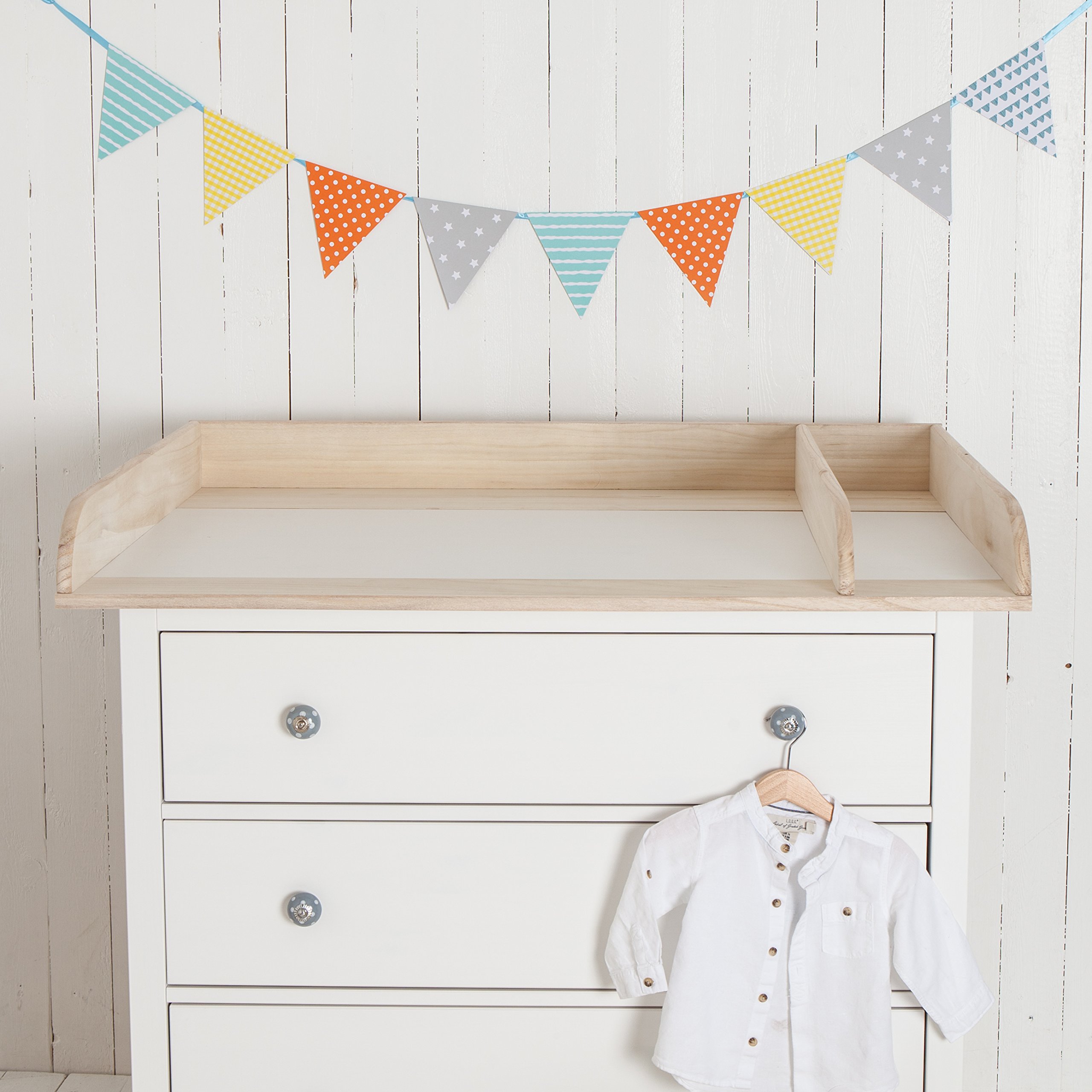 Puckdaddy Pelle changing mat 108x80x10 cm, changing mat made of wood