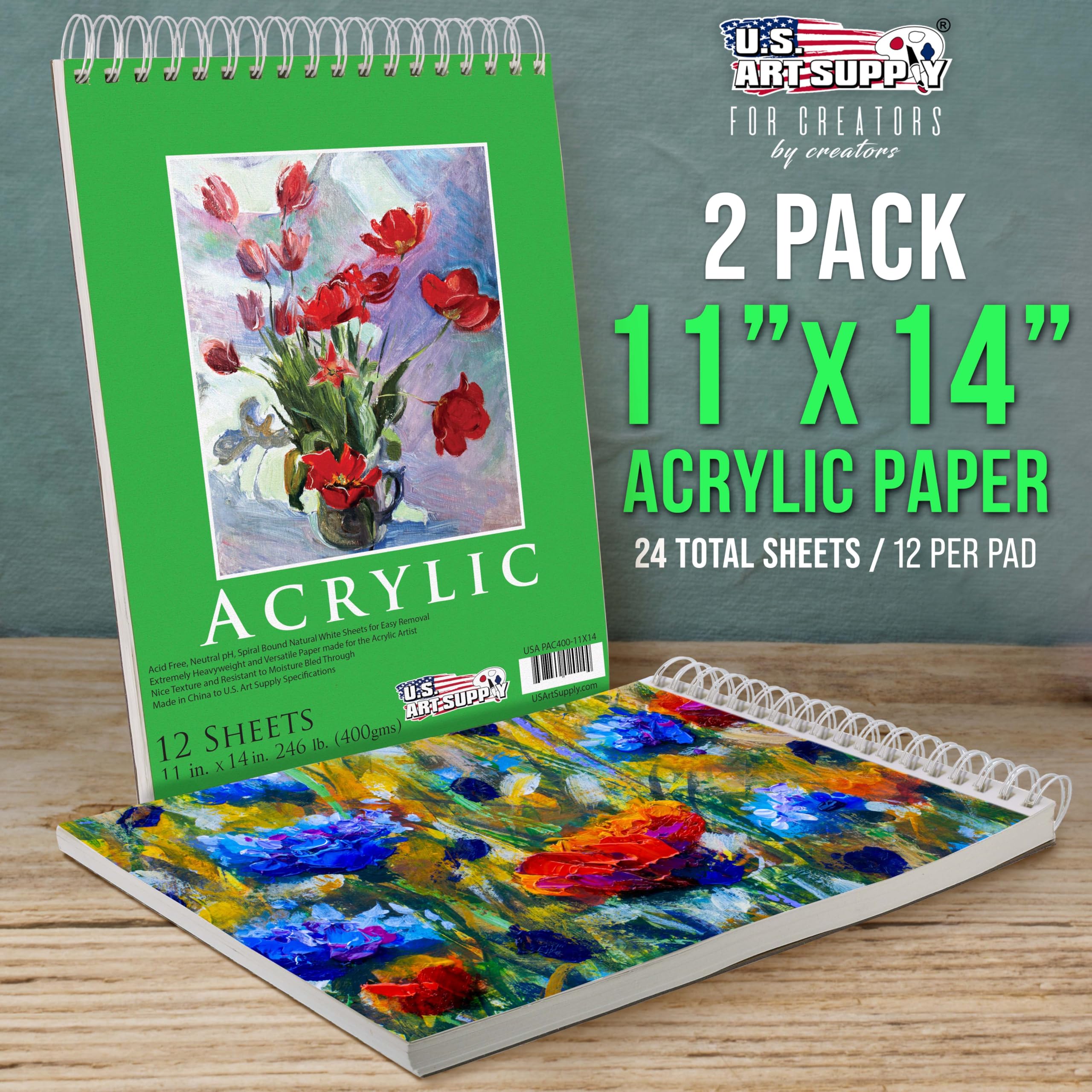 Premium Acrylic Painting Paper Pad - 24 Sheets -2