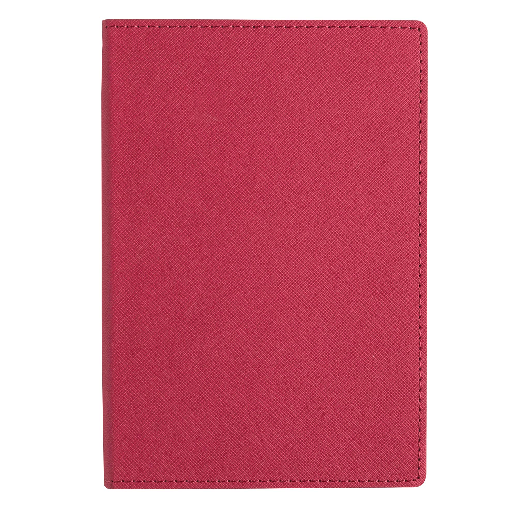 Pink Faux Leather Journal and Notebook, 160 Pages, 5.5'' W x 8.16 '' H