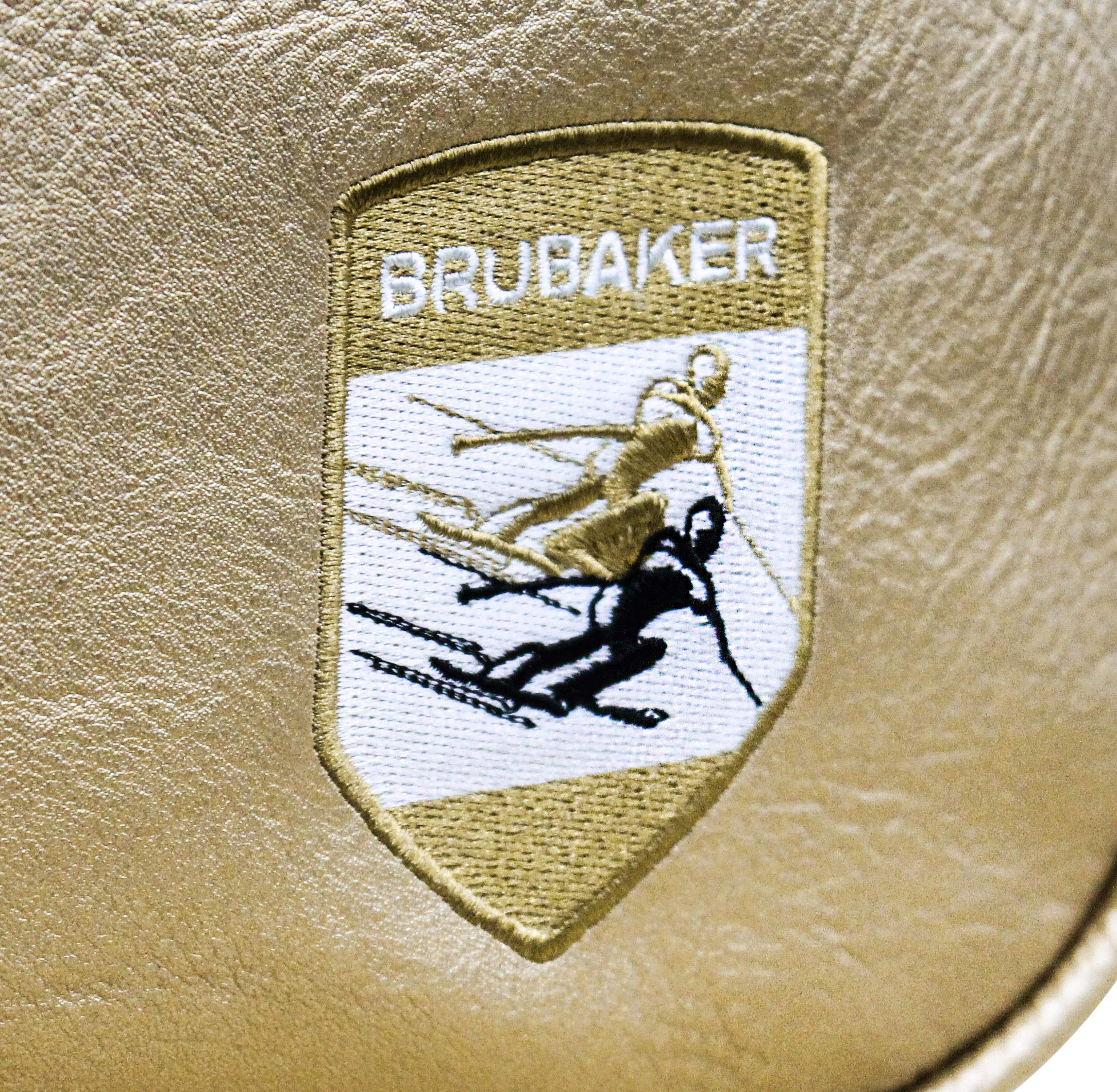 BRUBAKER St. Moritz Bolsa de Deporte Mochila para Botas de esqui Casco Accesorios Blanco Dorado