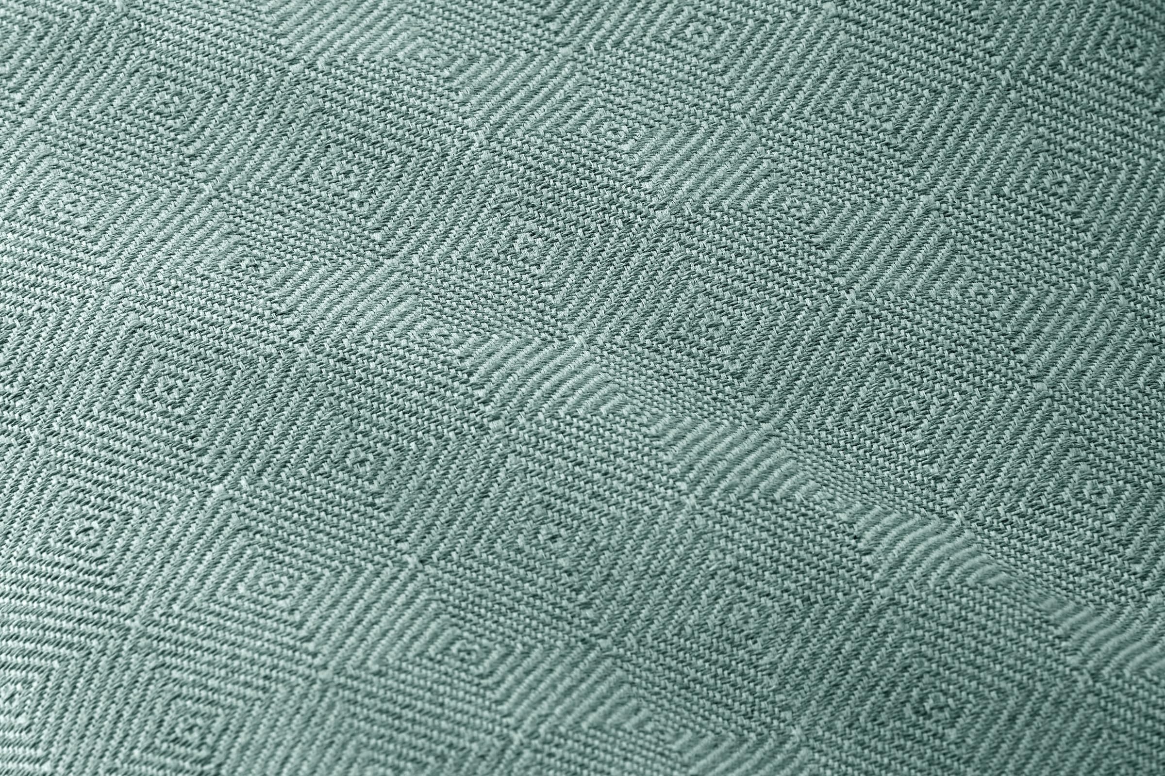 Textilhome - Foulard Multiuso Salvadivano Copridivano DANTE 180x285 cm - Copriletto leggero. Colore Acquamarina
