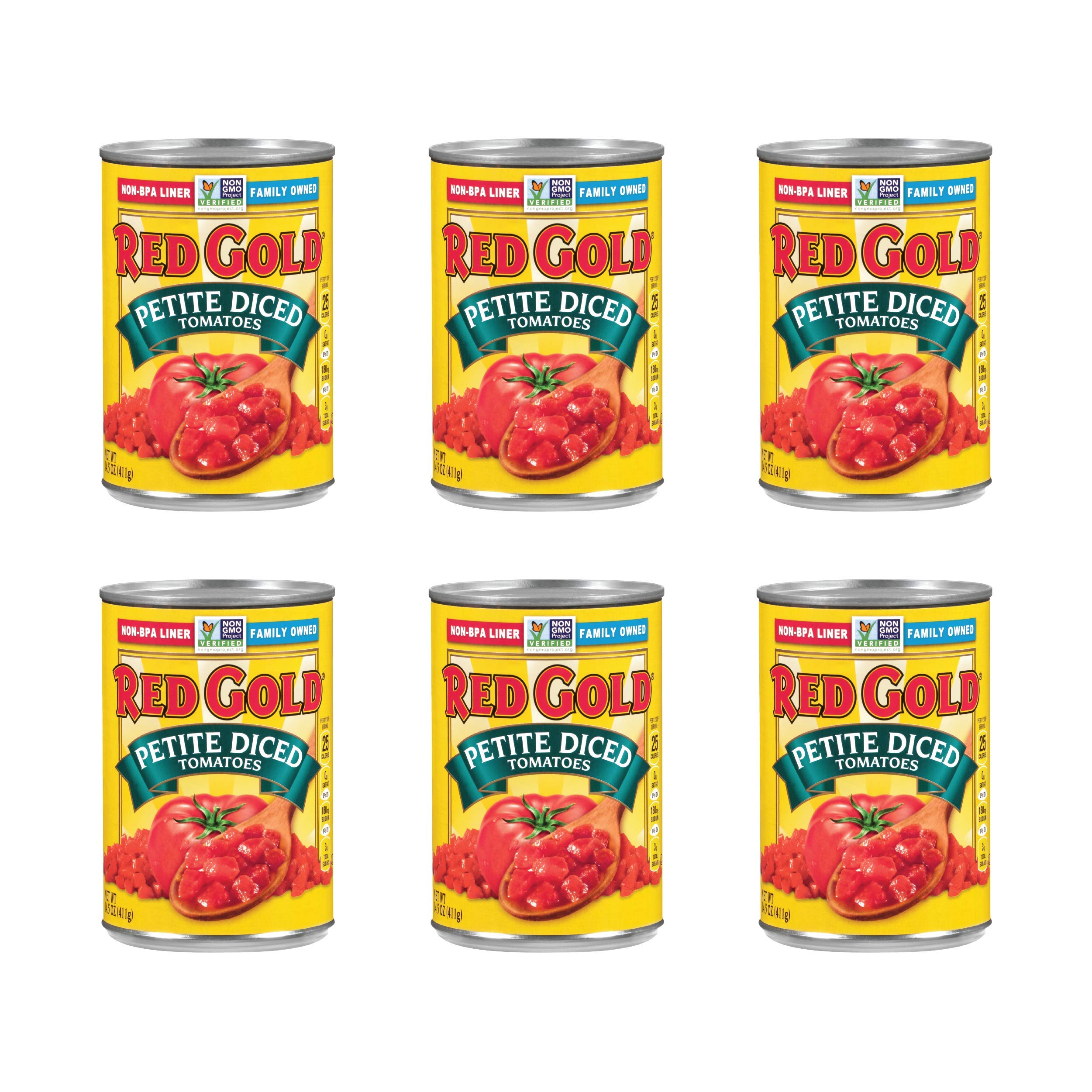 Red Gold Petite Diced Tomatoes 6 Pack