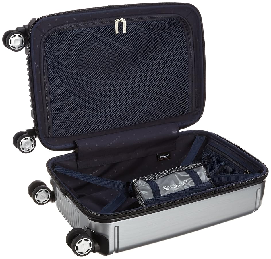 【新品】バーマス(BERMAS) スーツケース プレステージII 大容量97ℓ バーマス プレステージII ファスナータイプ 大サイズ シルバー