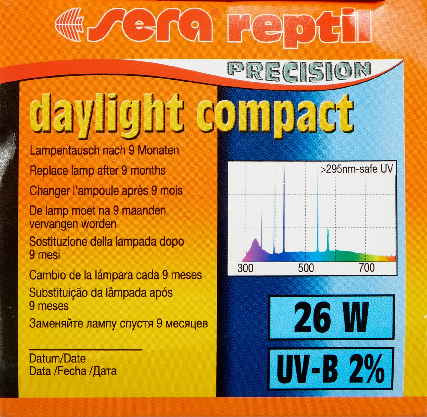 sera reptil daylight compact 26 W - Luz de día para terrarios