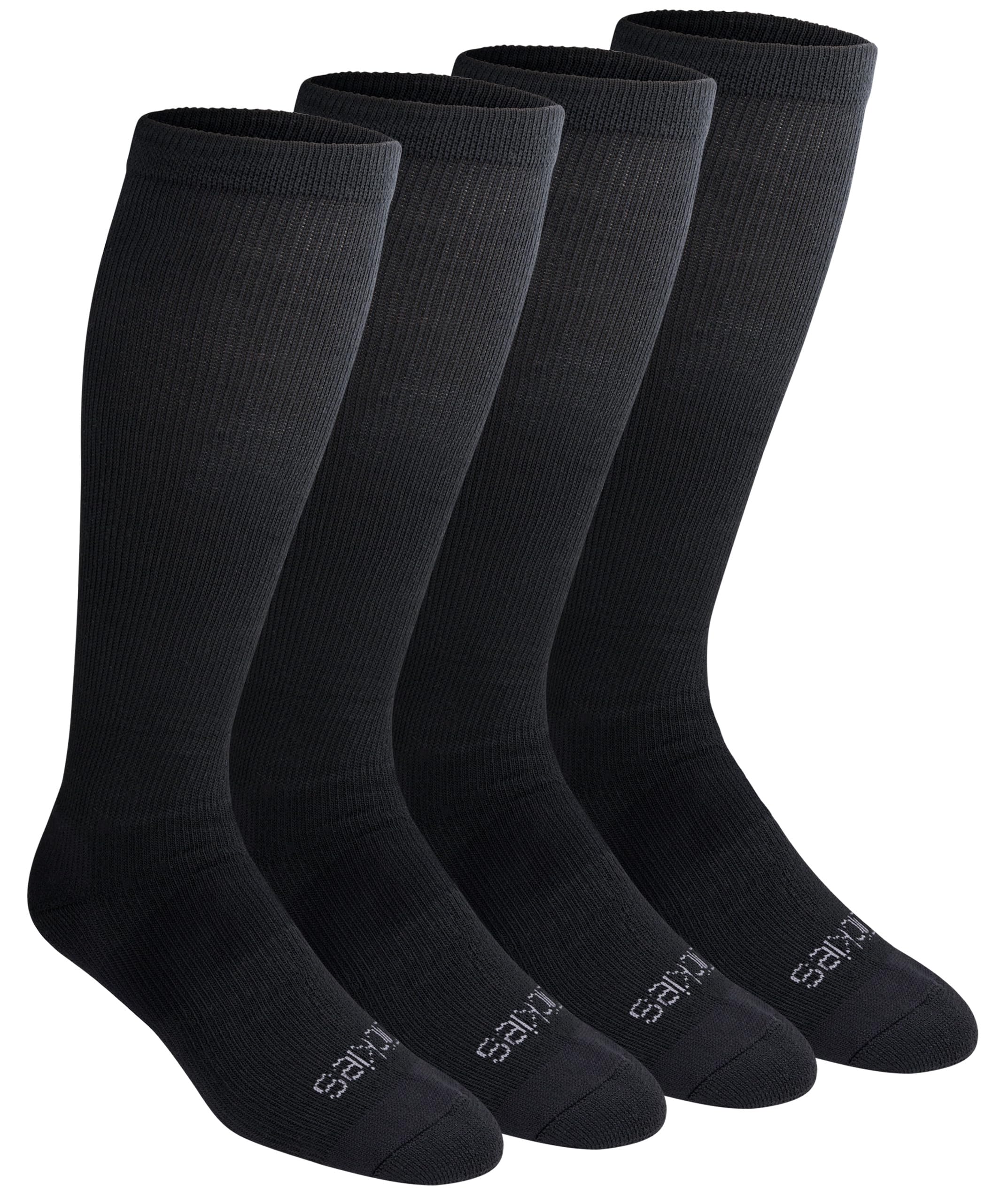 Dickies Men's Light Compression Comfort Over-The-Calf Socks, Available in M-XXL (2, 4, 6 Pairs)