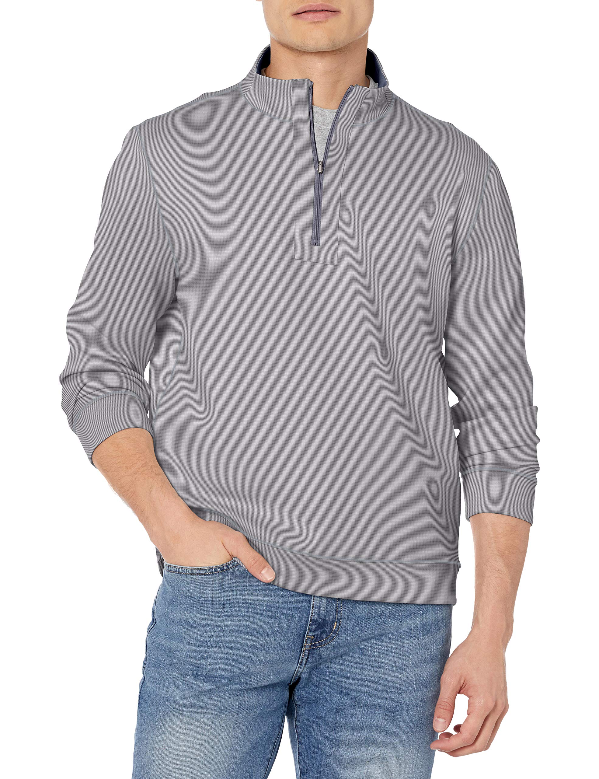 Hickey Freeman Men's Reversible Quarter Zip