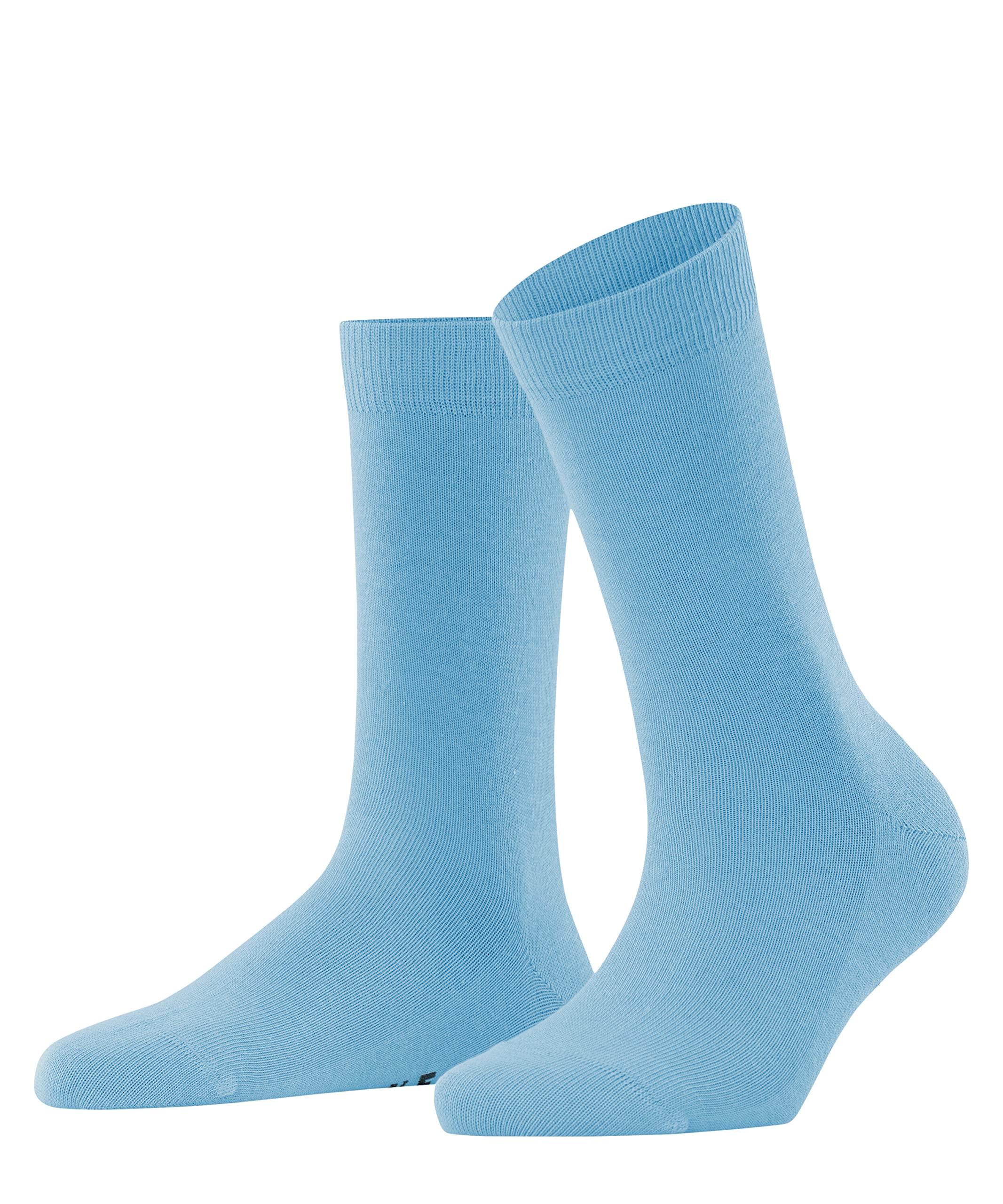 FALKE Damen Socken Family, Nachhaltige Baumwolle, 1 Paar, Blau (Azur 6788), 35-38
