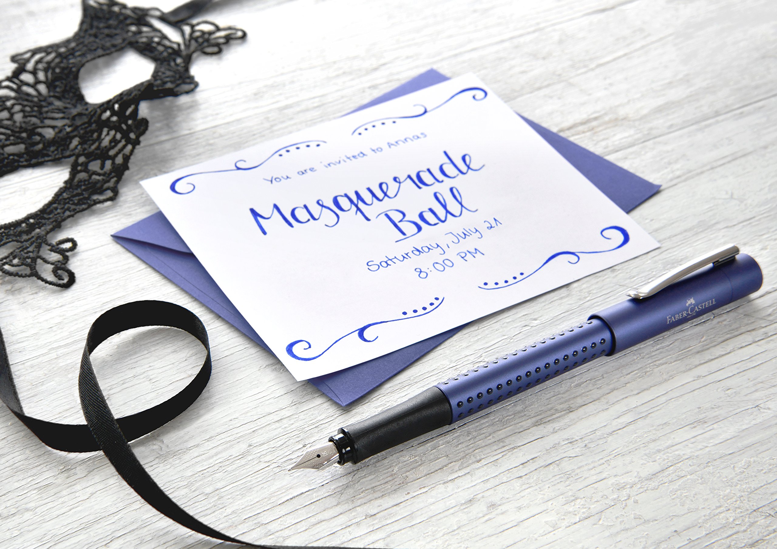 Pluma Fuente Faber Castell Grip 2011 140902 Azul - Mall