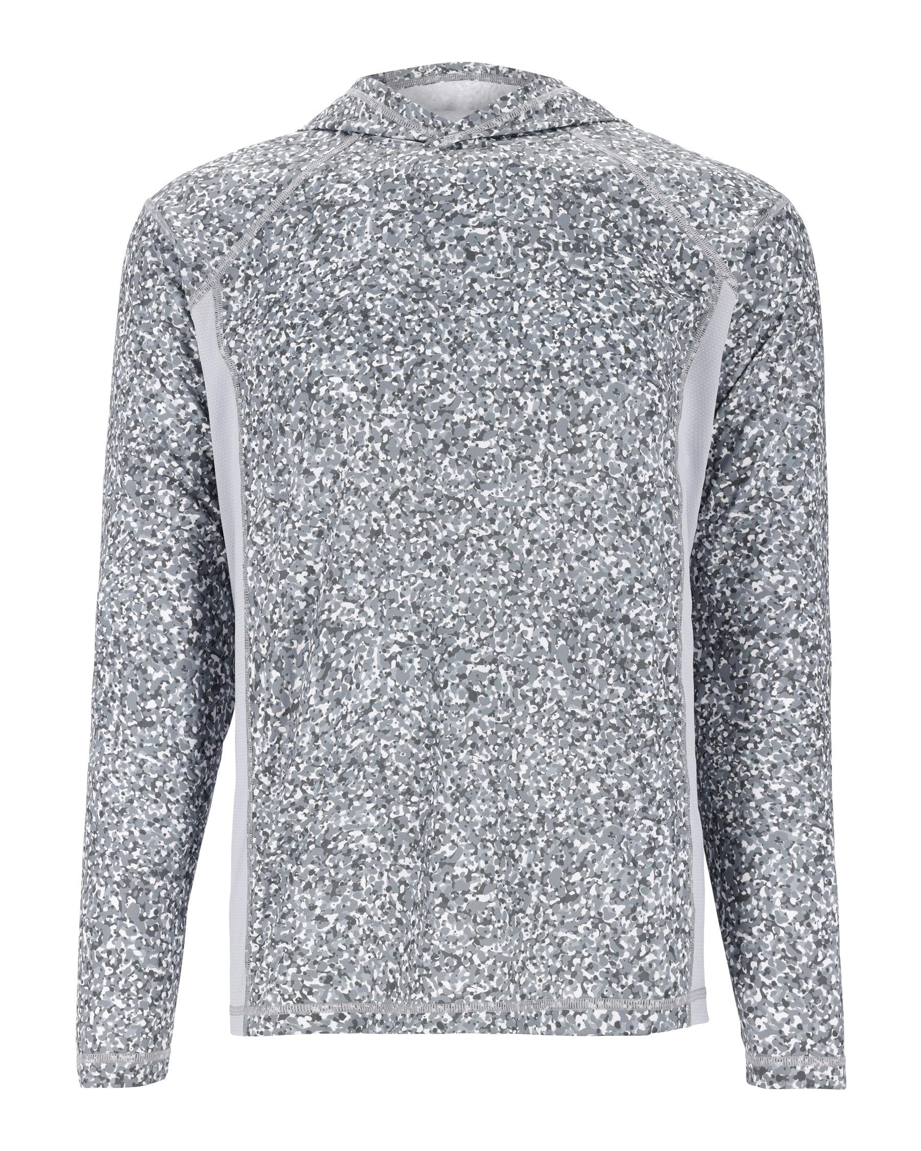 Simms M'S CHALLENGER SOLAR HOODY PEBBLE STEEL L