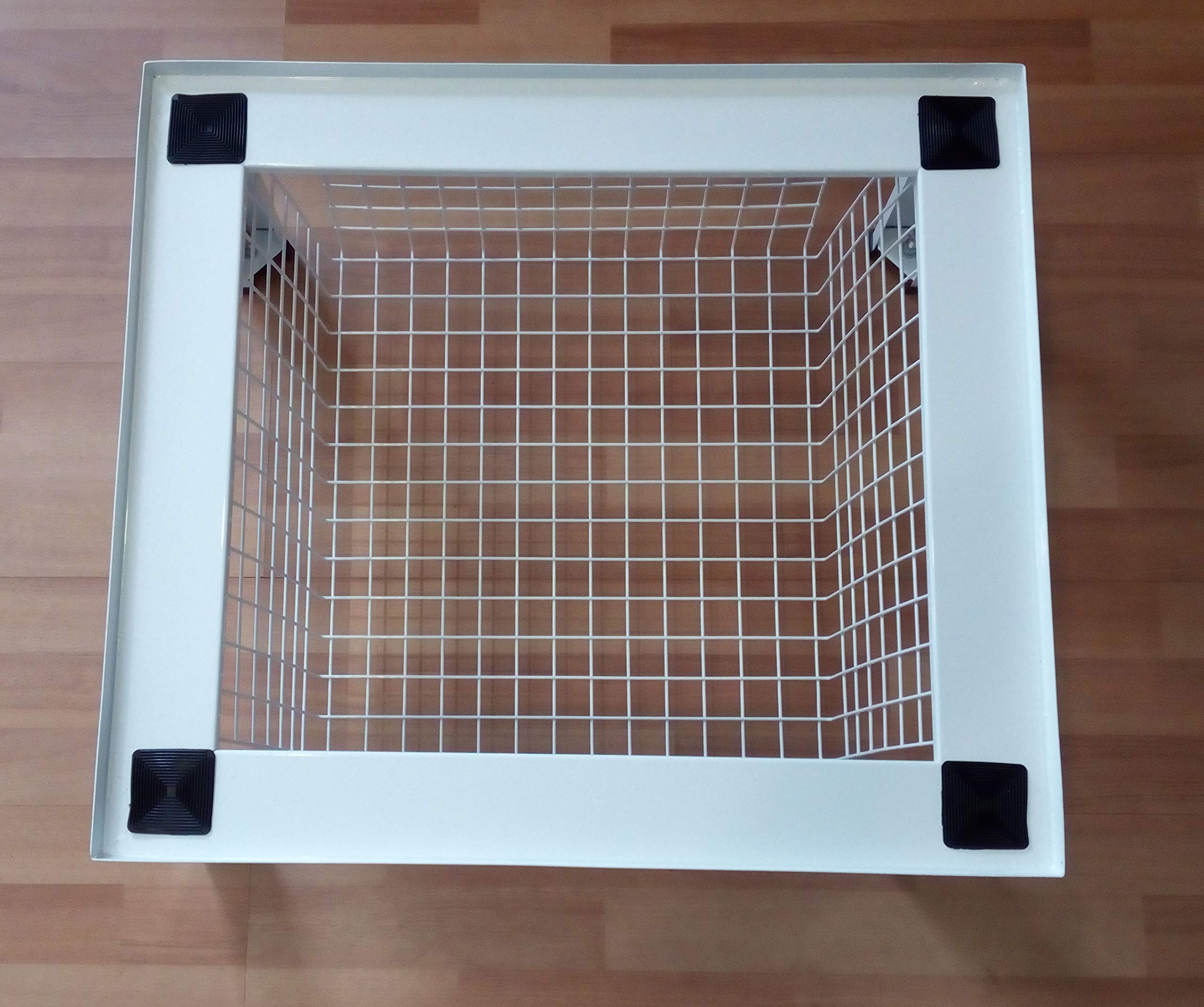 Alzador para lavadora y bajadora con cesta para ropa sucia, de metal