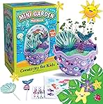 Creativity for Kids Mini Garden: Mermaid Terrarium Kit - Mermaid Gifts for Girls, Crafts and Toys, Stocking Stuffers for Kids (Ages 6+)